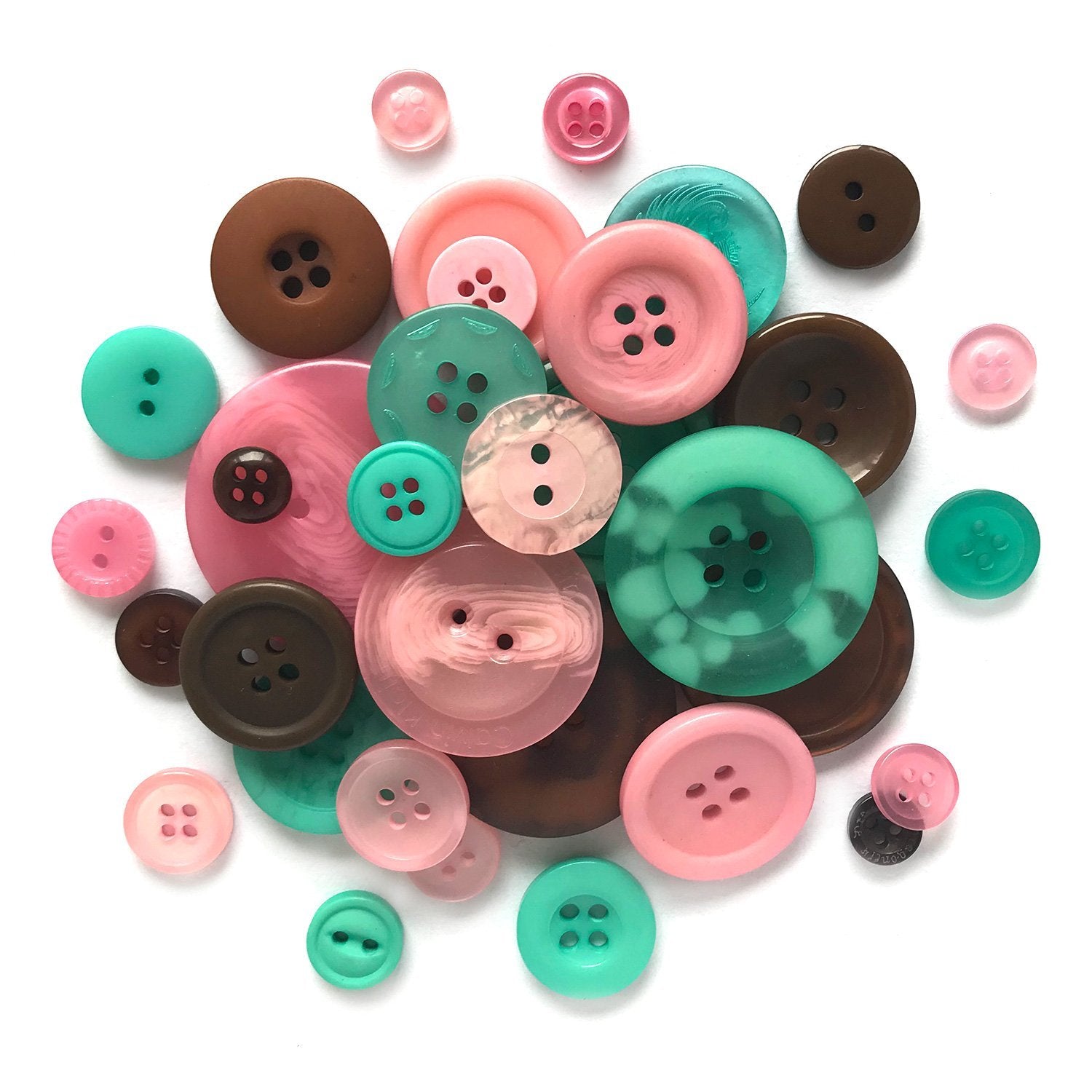 Buttons Galore Button Bonanza Bulk Buttons for Sewing & Crafts, Assorted  Colors - .50 LBS.